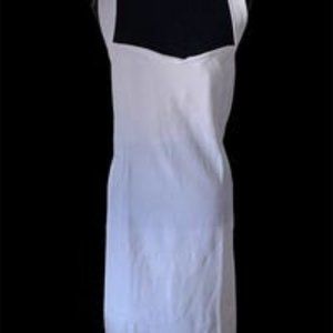 Boohoo Ivory Backless Dress